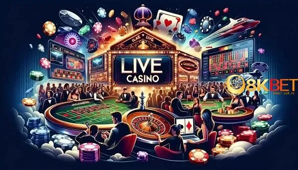 Giới thiệu thông tin cơ bản về sảnh cược Live casino 8kbet